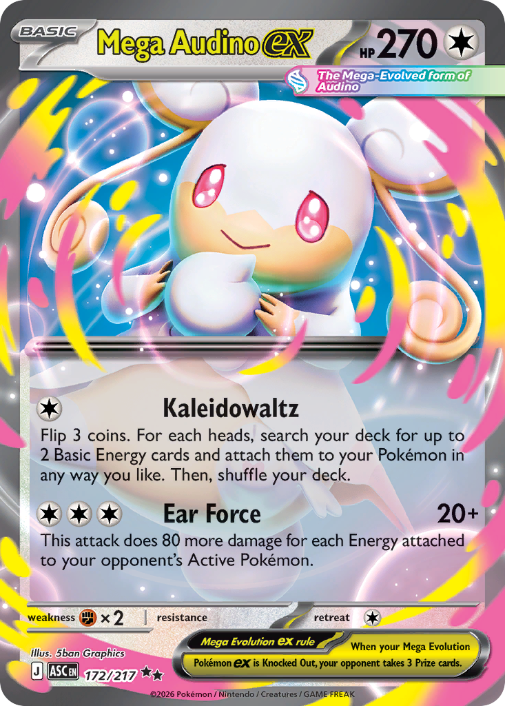 Mega Audino ex - Ascended Heroes SET 2-172