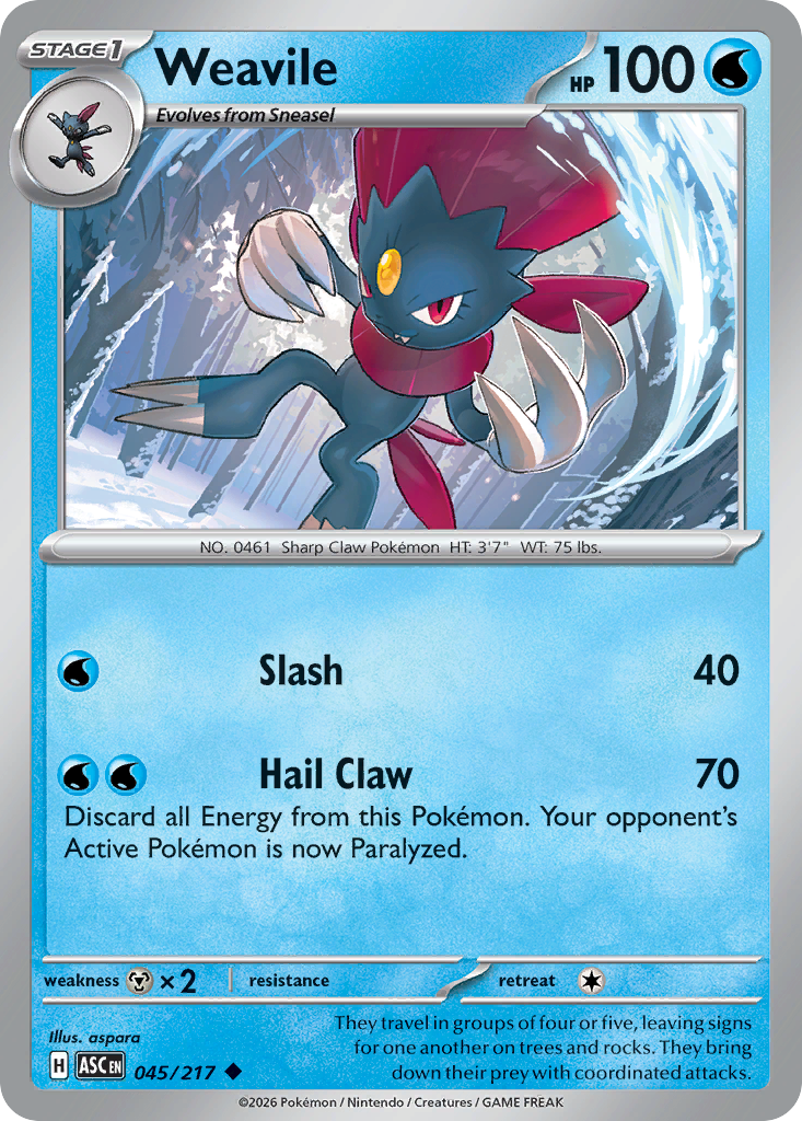Weavile - Ascended Heroes SET-45