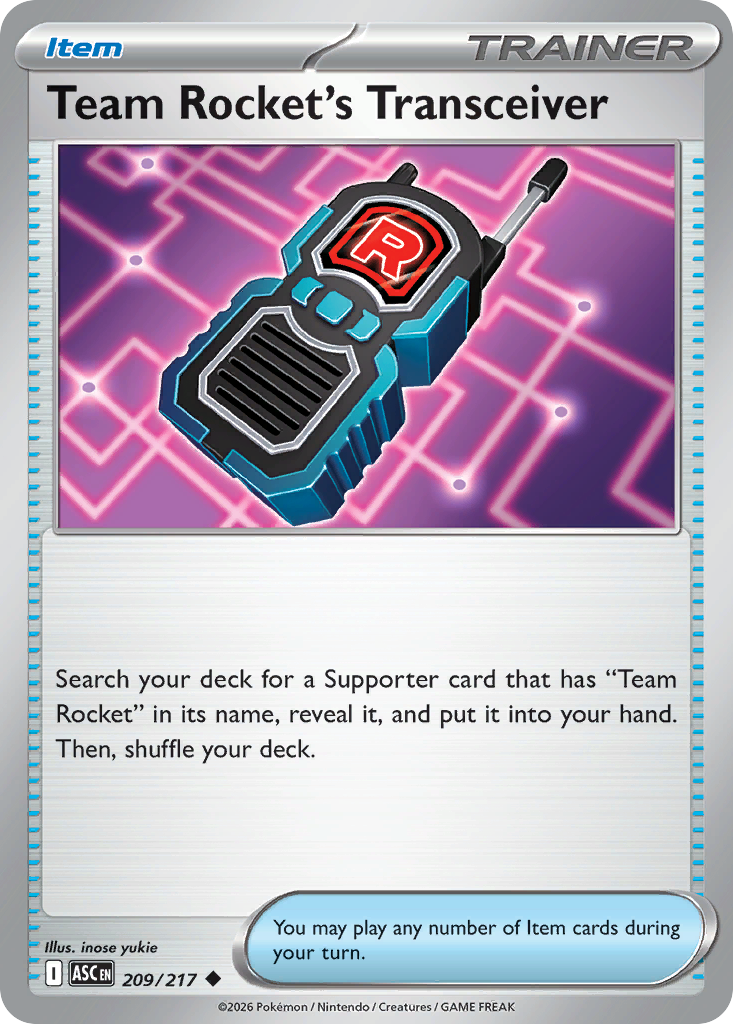 Team Rocket's Transceiver - Ascended Heroes SET 2-209