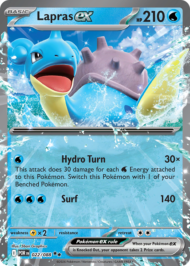 Lapras ex - Perfect Order SET-26