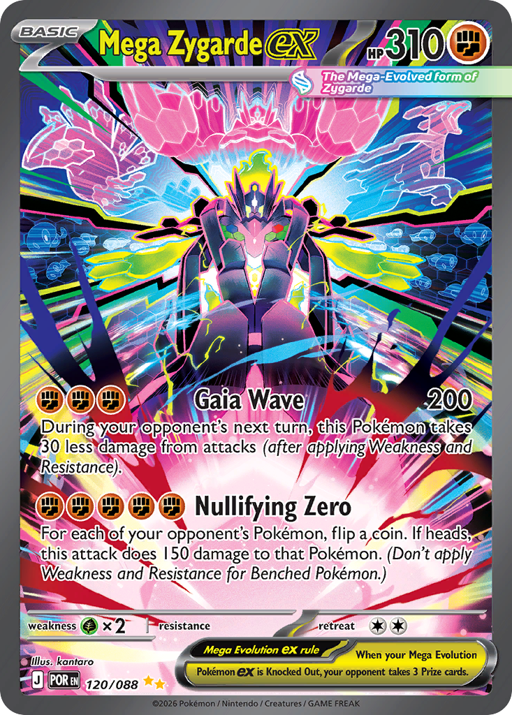 Mega Zygarde ex - Perfect Order SET-120