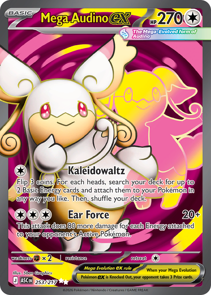 Mega Audino ex - Ascended Heroes SET-253