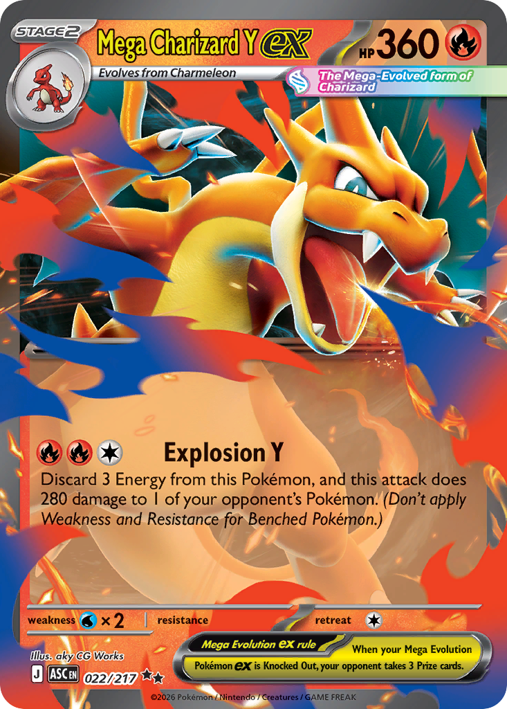 Mega Charizard Y ex - Ascended Heroes SET-22