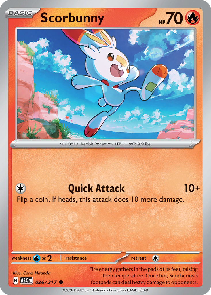 Scorbunny - Ascended Heroes SET-36