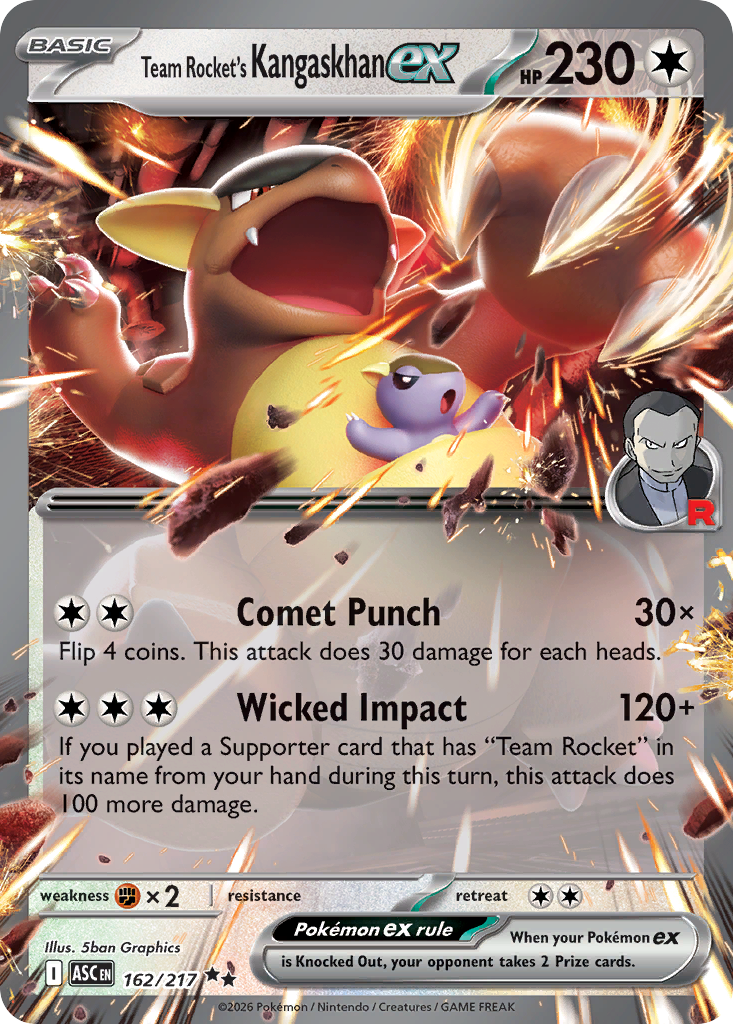 Team Rocket's Kangaskhan ex - Ascended Heroes SET 2-162