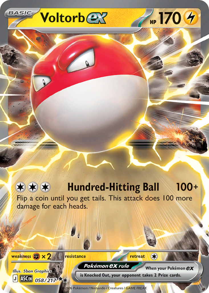 Voltorb ex - Ascended Heroes SET-58