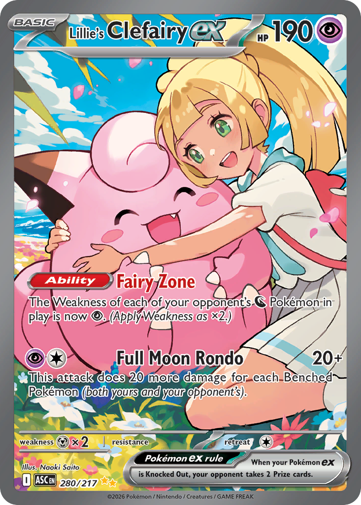 Lillie's Clefairy ex - Ascended Heroes SET-280