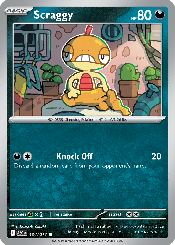 Scraggy - Ascended Heroes SET 2-134
