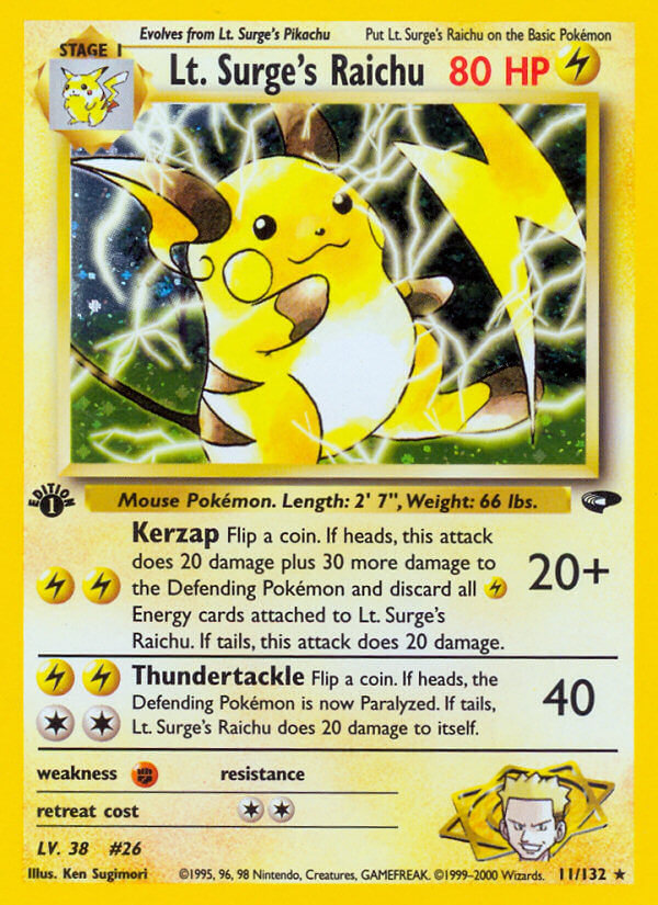 Lt. Surge’s Raichu Gym Challenge SET-11