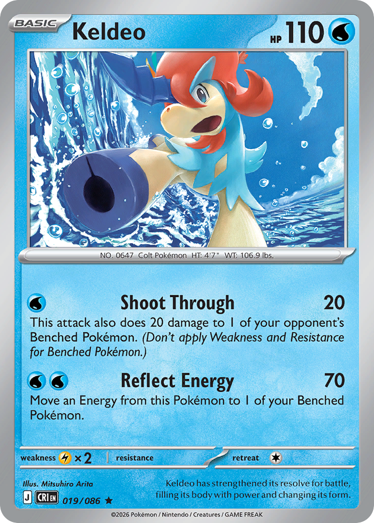 Keldeo Chaos Rising SET-019