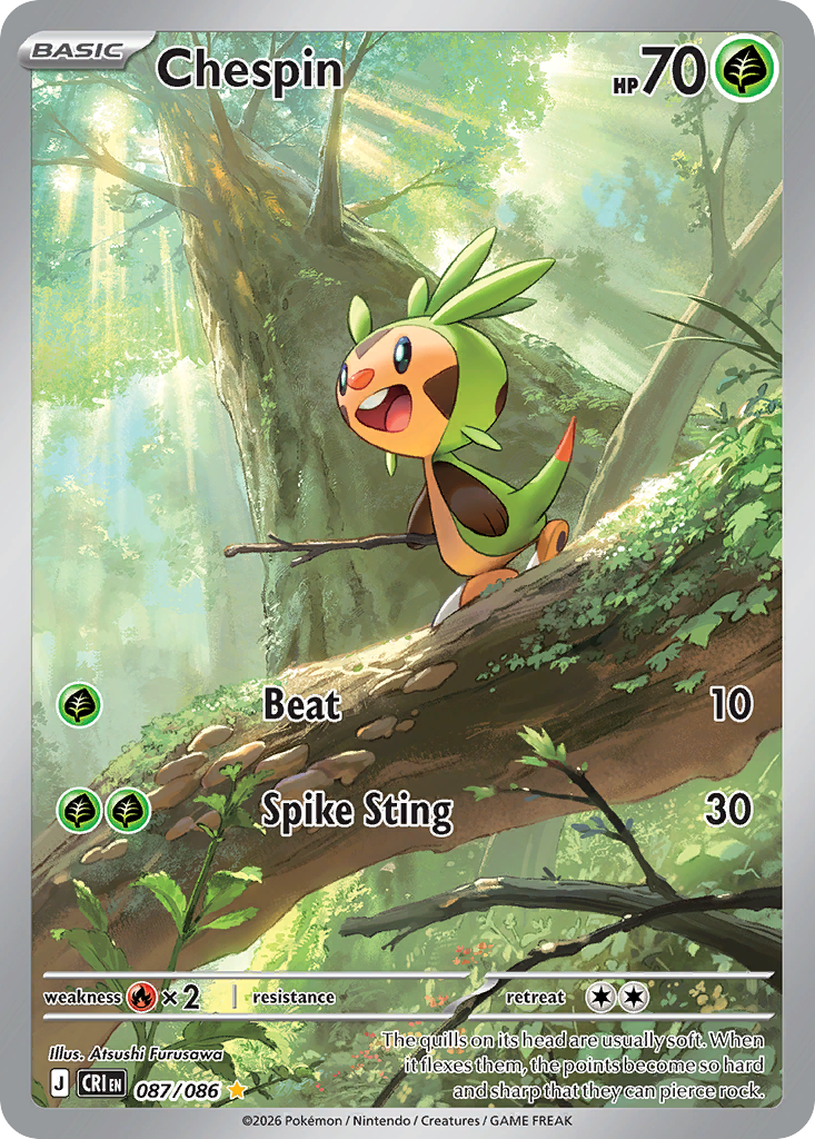 Chespin Chaos Rising SET-087