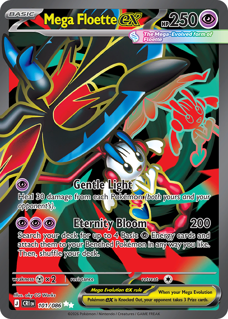 Mega Floette ex Chaos Rising SET-101