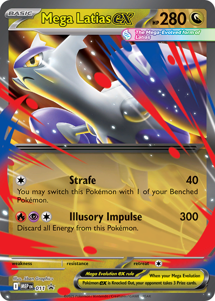Mega Latias ex Mega Evolution Promos SET-011