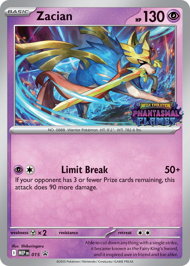 Zacian Mega Evolution Promos SET-015
