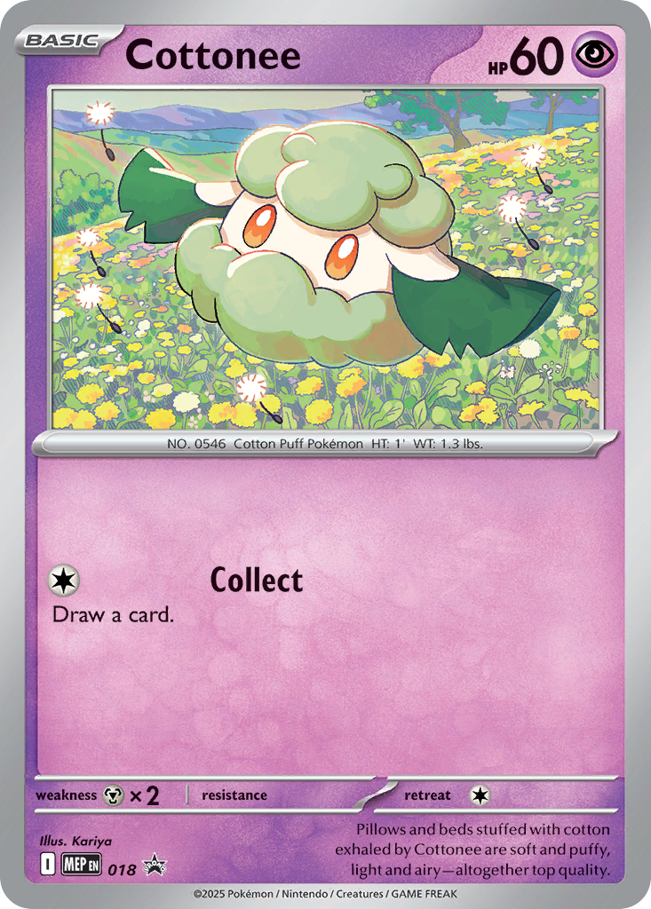 Cottonee Mega Evolution Promos SET-018