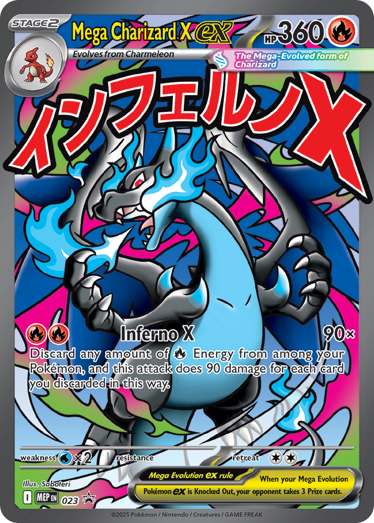 Mega Charizard X ex Mega Evolution Promos SET-023
