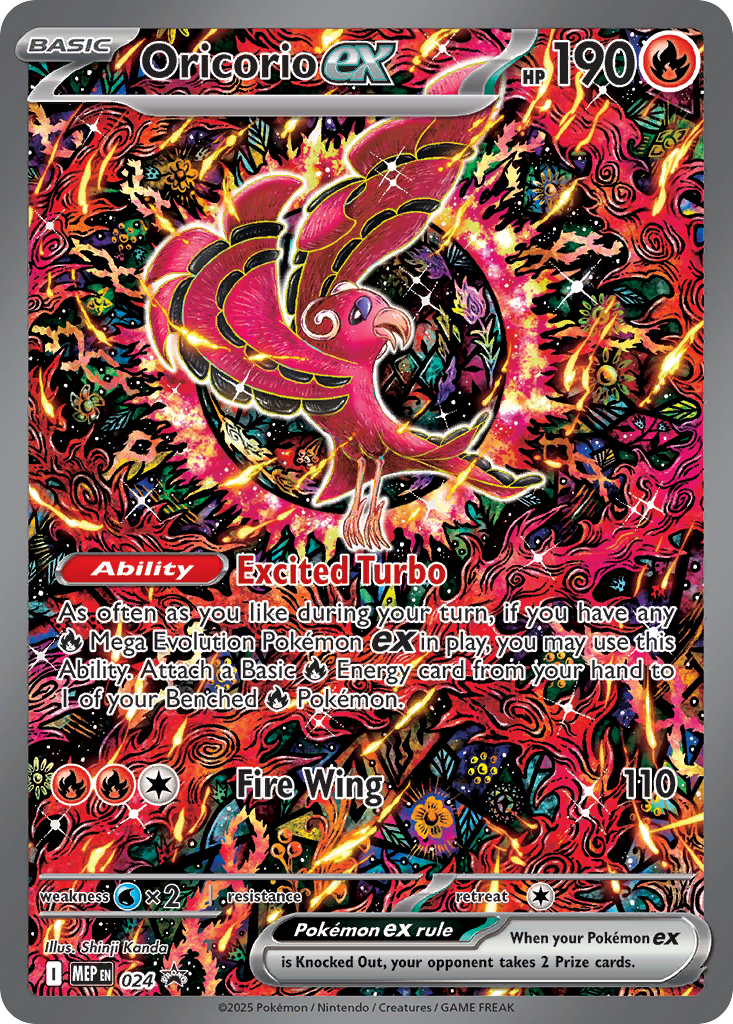 Oricorio ex Mega Evolution Promos SET-024