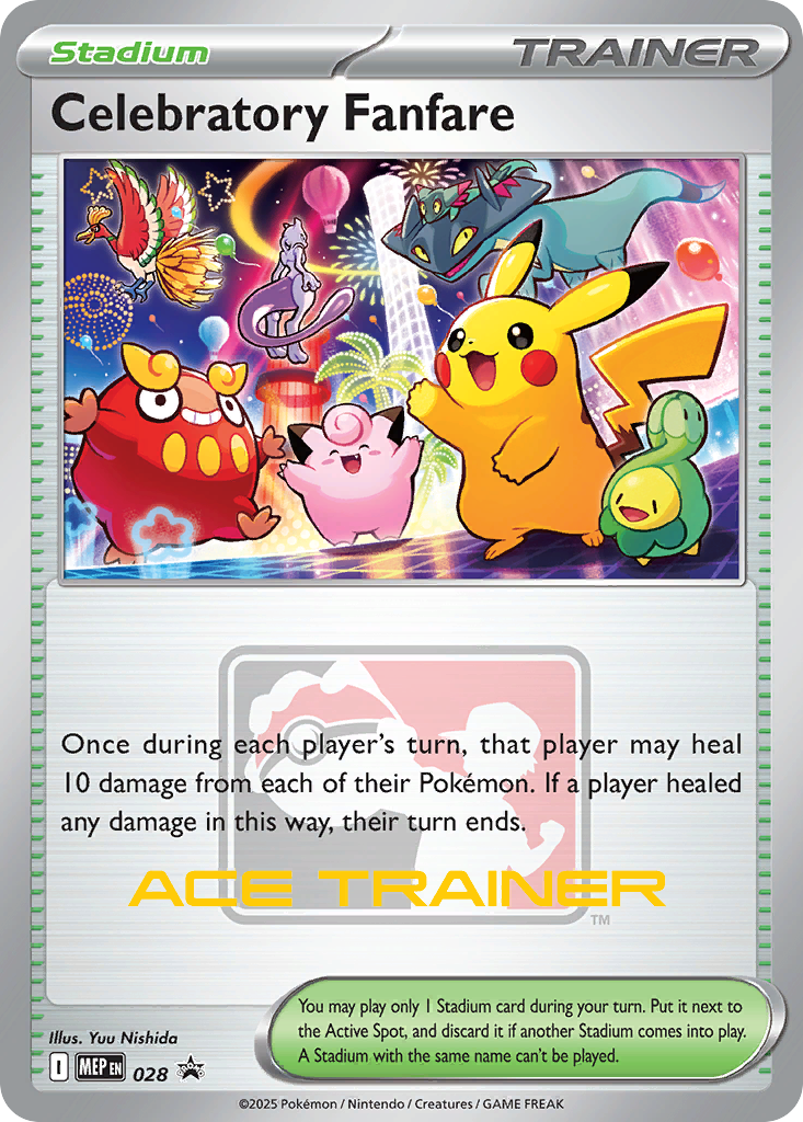 Celebratory Fanfare Mega Evolution Promos SET-028