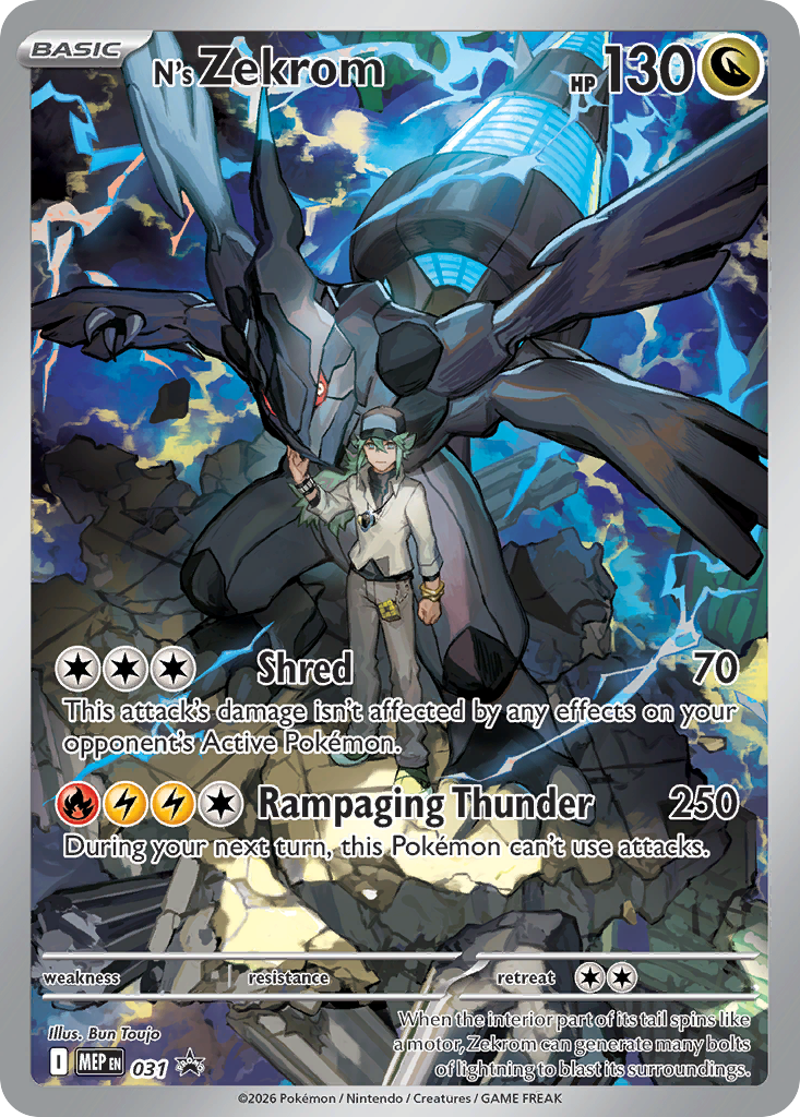N’s Zekrom Mega Evolution Promos SET-031