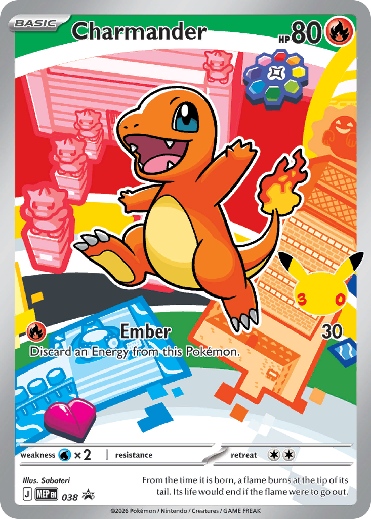 Charmander Mega Evolution Promos SET-038