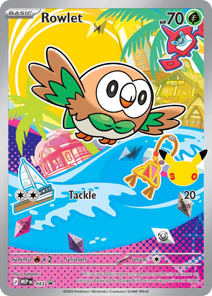 Rowlet Mega Evolution Promos SET-043