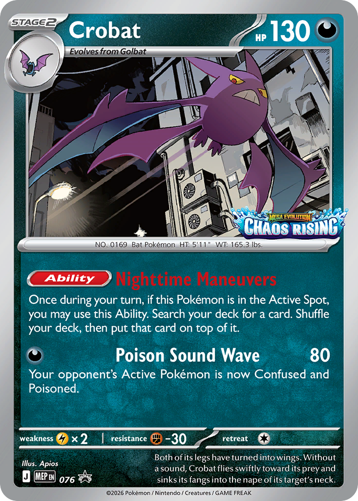 Crobat Mega Evolution Promos SET-076