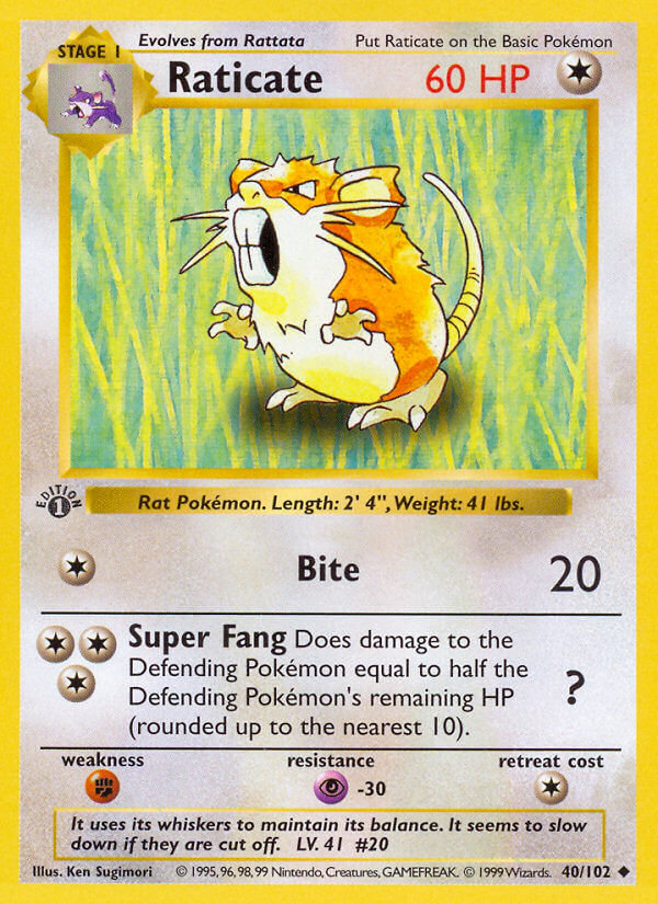 Raticate Base SET-40