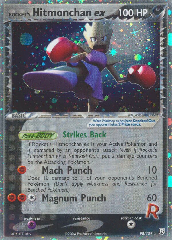 Rocket’s Hitmonchan ex Team Rocket Returns SET-98