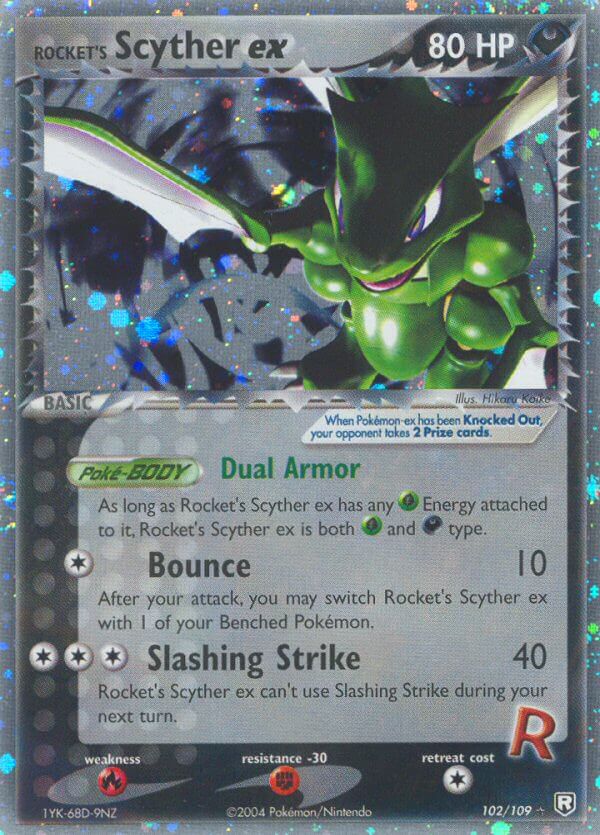 Rocket’s Scyther ex Team Rocket Returns SET-102