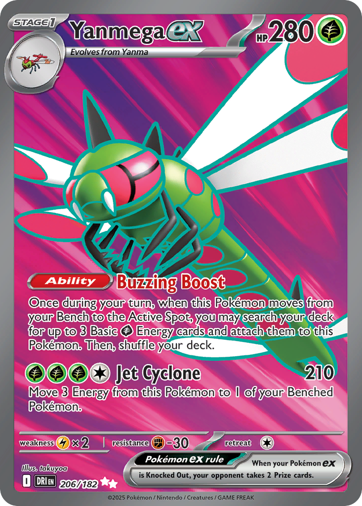 Yanmega ex Destined Rivals SET-206