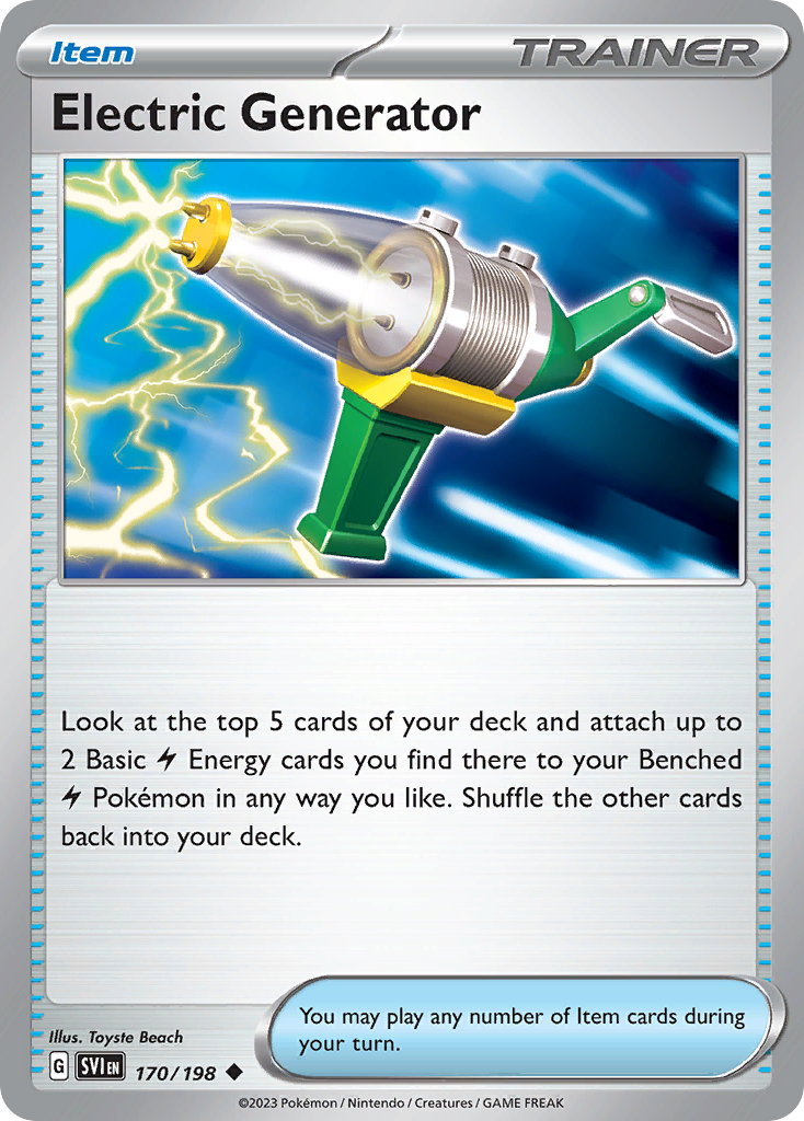 Electric Generator Scarlet & Violet SET-170