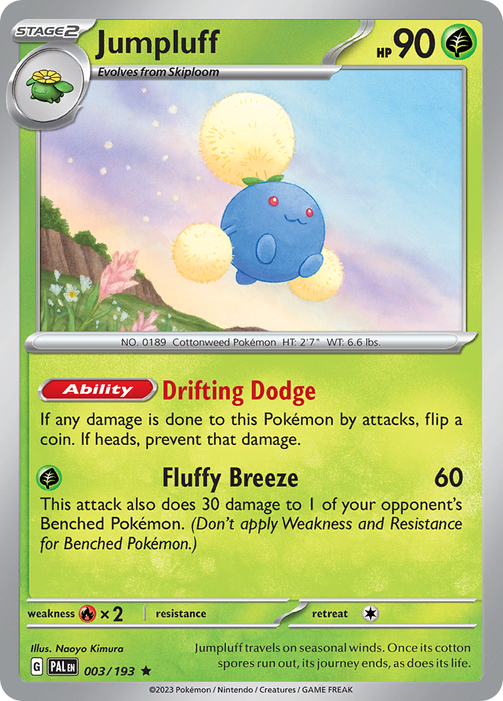 Jumpluff Paldea Evolved SET-003