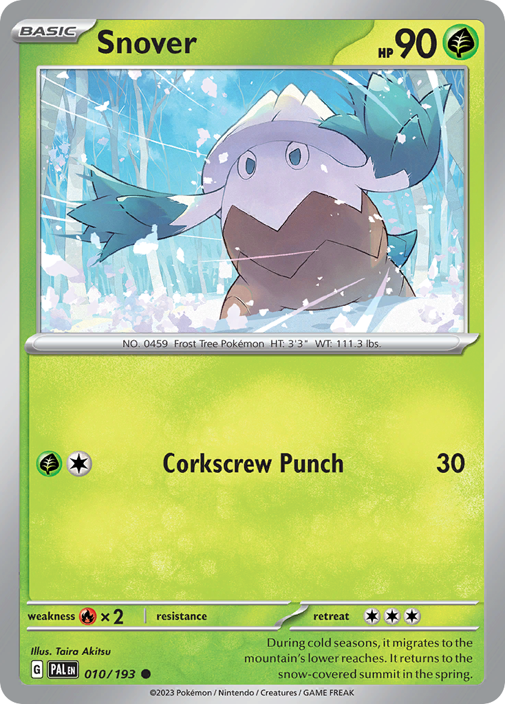 Snover Paldea Evolved SET-010