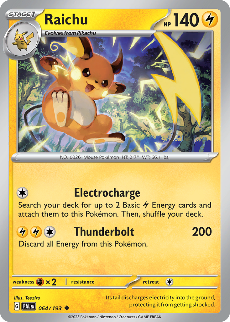 Raichu Paldea Evolved SET-064