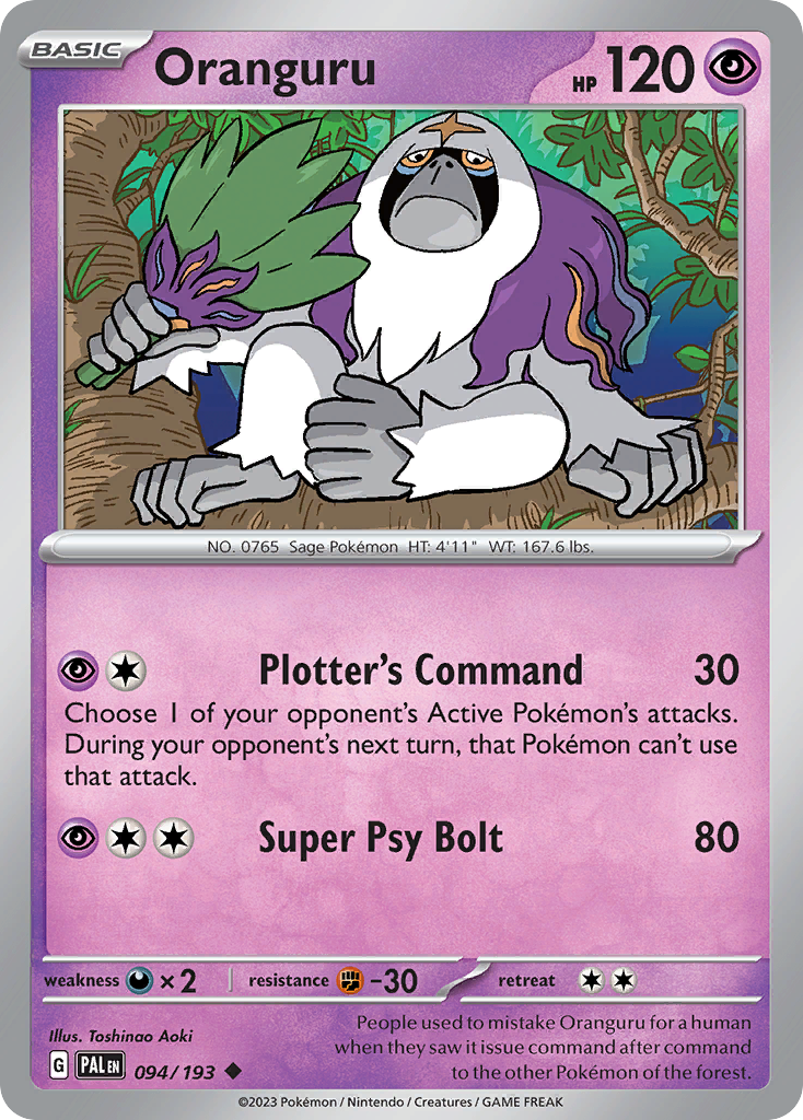Oranguru Paldea Evolved SET-094