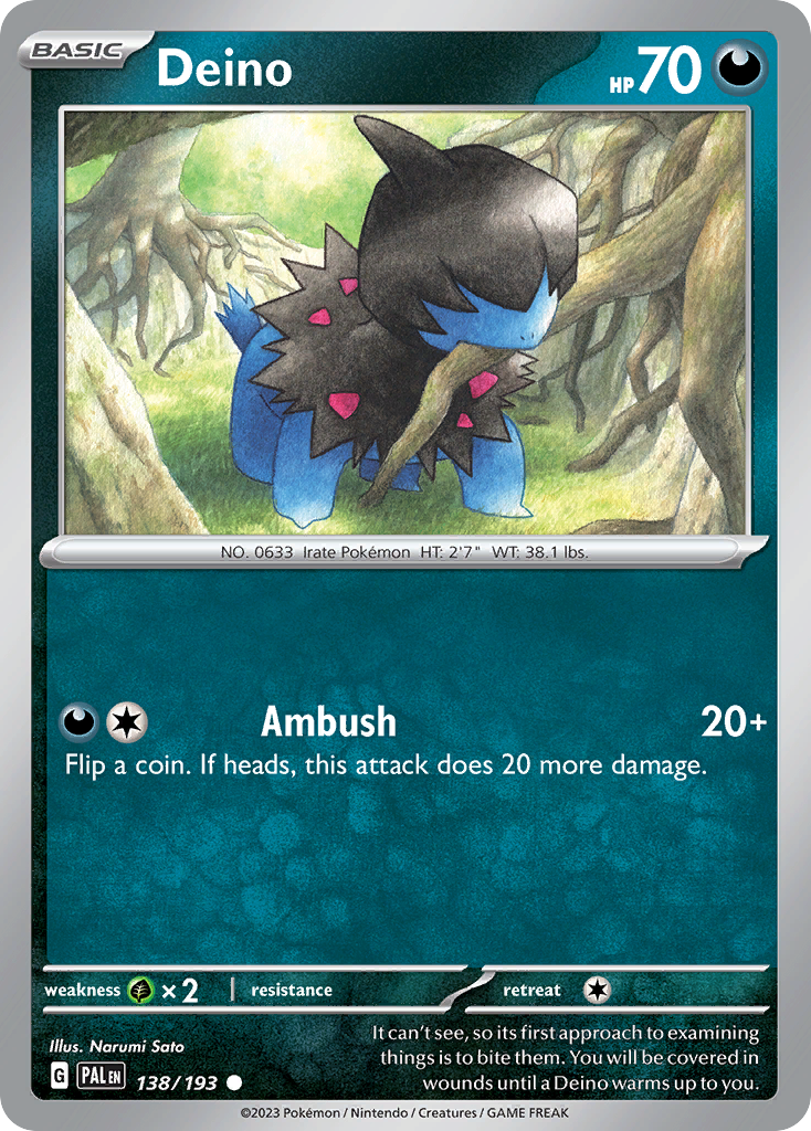 Deino Paldea Evolved SET-138