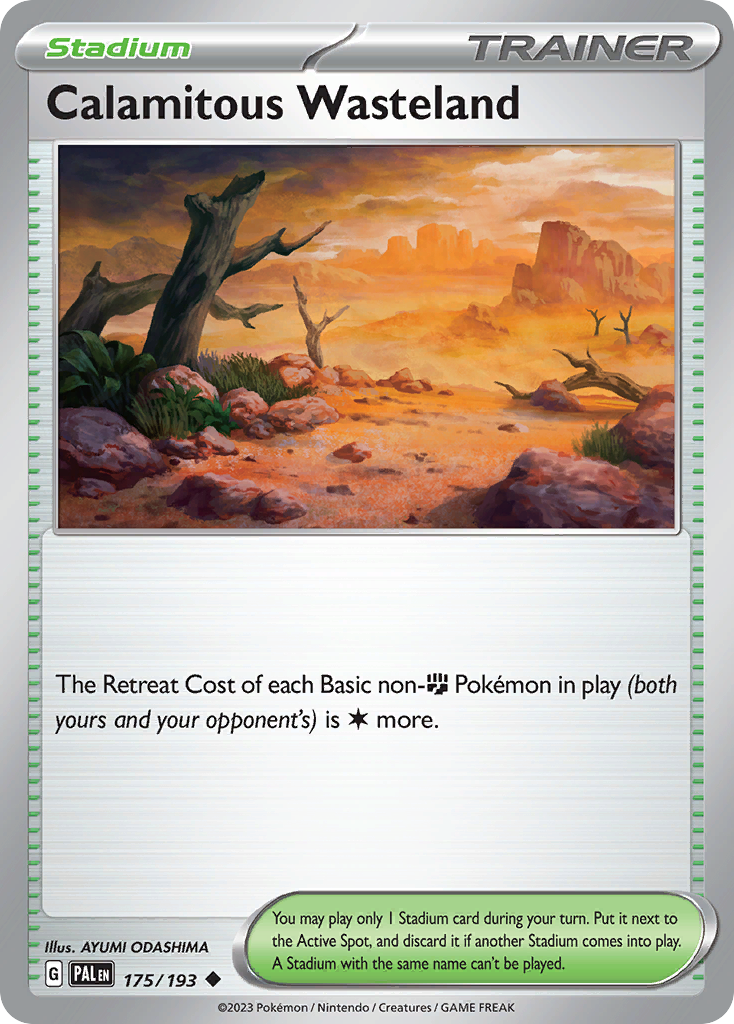 Calamitous Wasteland Paldea Evolved SET-175