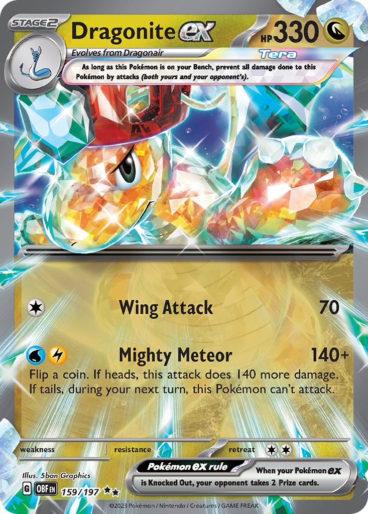 Dragonite ex Obsidian Flames SET-159