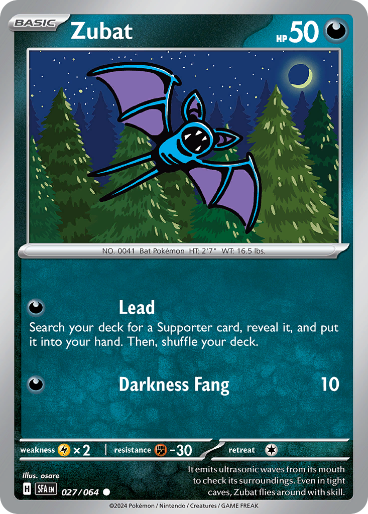 Zubat Shrouded Fable SET-027