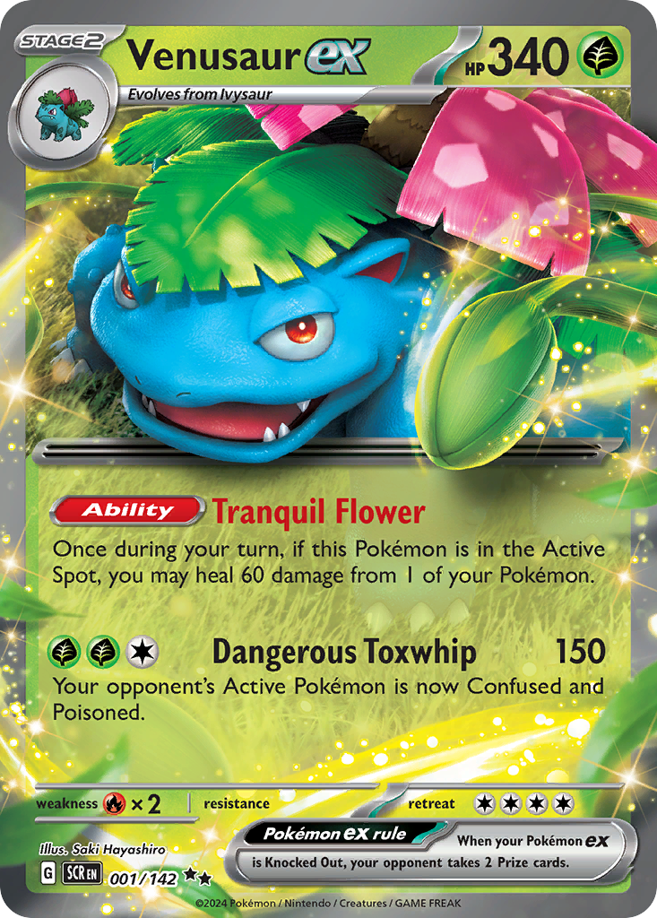 Venusaur ex Stellar Crown SET-001