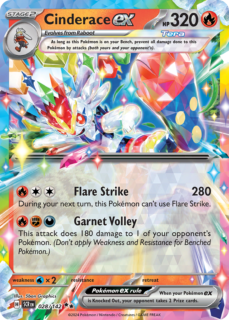 Cinderace ex Stellar Crown SET-028