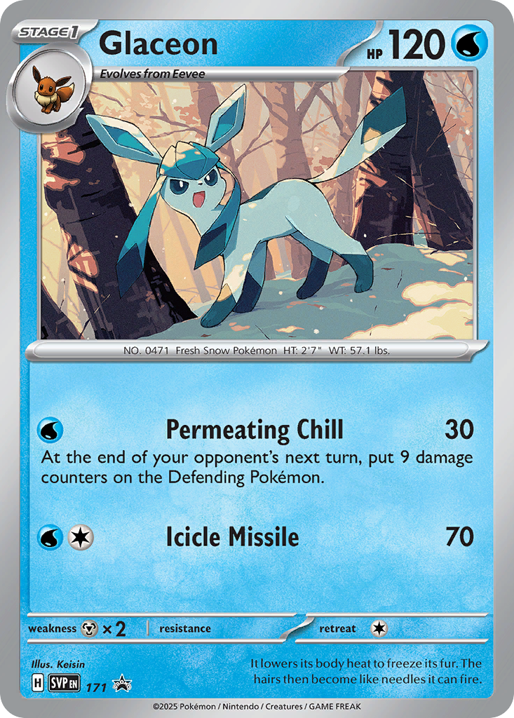Glaceon Scarlet & Violet Promos SET-171