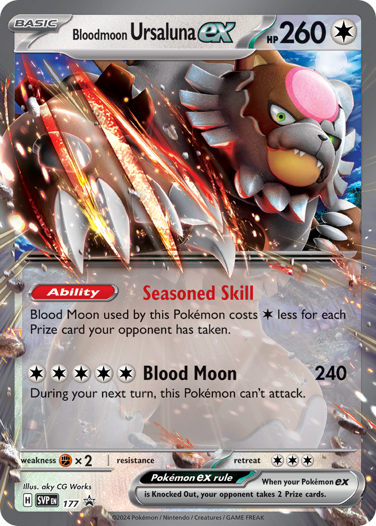 Bloodmoon Ursaluna ex Scarlet & Violet Promos SET-177
