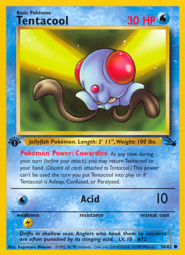 Tentacool Fossil SET 2-56