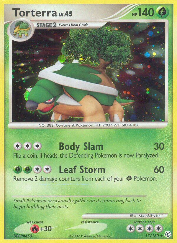 Torterra Diamond & Pearl SET-17