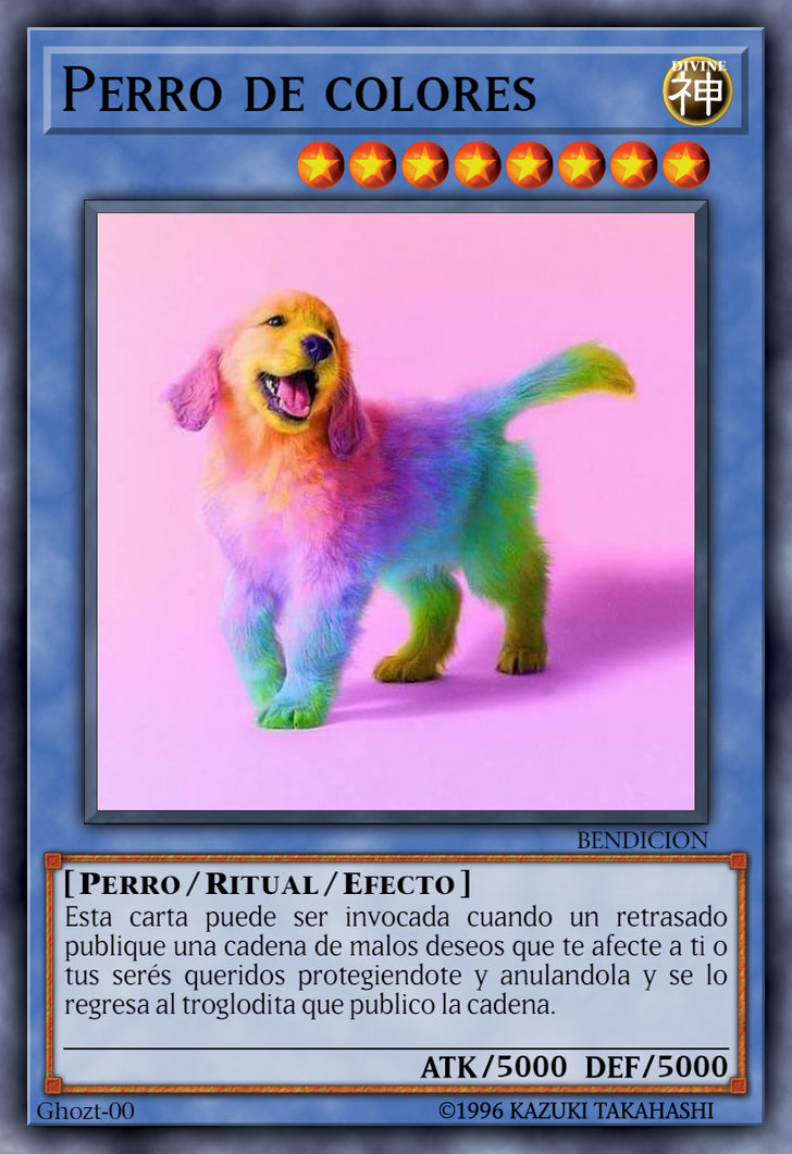 Perrito de colores