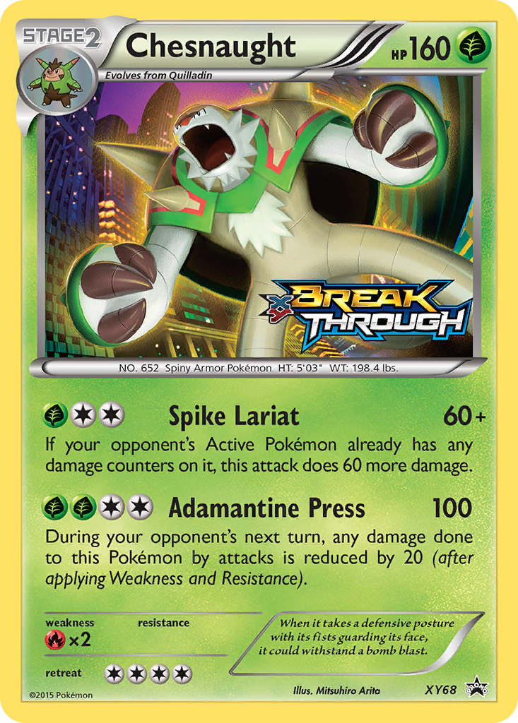 Chesnaught XY Promos SET-XY68