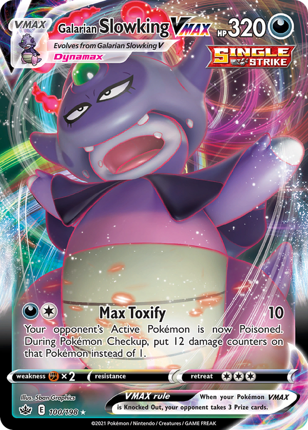 Galarian Slowking VMAX - Chilling Reign SET-100