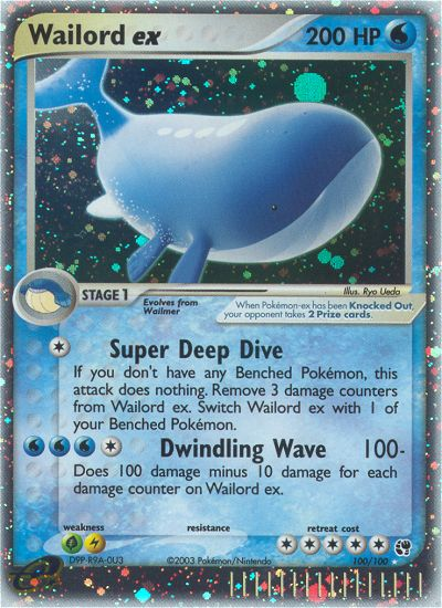 Wailord EX - Sandstorm SET-100