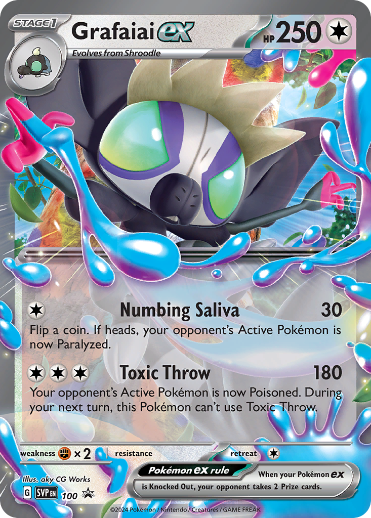 Grafaiai EX - Scarlet & Violet Black Star Promos SET-100